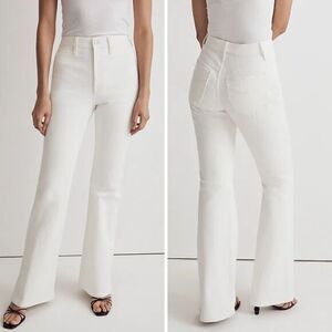 NEW Madewell The Perfect Vintage Flare in‎ tile white, 30